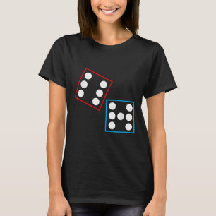 Funny Domino Six Seven Meme 67 Dominos Math Lover  T-Shirt