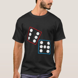 Funny Domino Six Seven Meme 67 Dominos Math Lover  T-Shirt