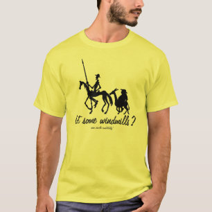 Funny Don Quixote graphic drawing art t-shirt