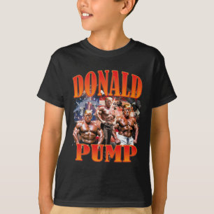 Funny Donald Pump Pro Trump 47th 45th Gym Usa Supp T-Shirt