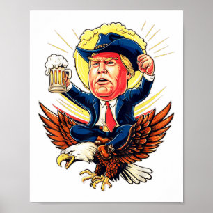 Funny Donald Trump 2024 Take America Back Election Poster