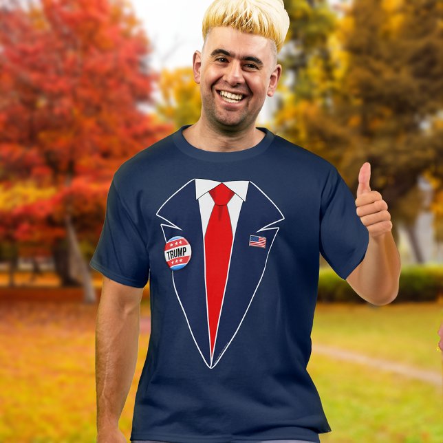  Funny Donald Trump 2024 Tuxedo Halloween Costume T-Shirt (Funny Donald Trump 2024 Halloween Tuxedo T-Shirt)