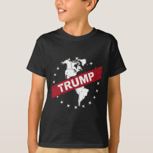 Funny Donald Trump American Flag Canada Greenland T-Shirt