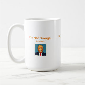 Funny Donald Trump Cartoon – "I'm Not Orange, I'm  Coffee Mug