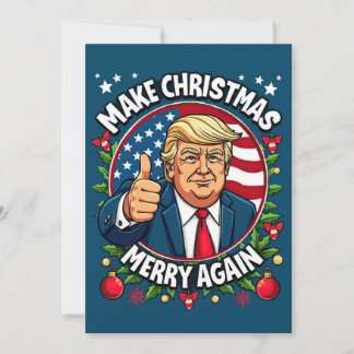 Funny Donald Trump Christmas Card