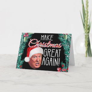 Funny Donald Trump Christmas  Holiday Card