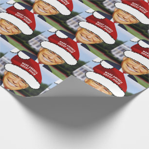 FUNNY DONALD TRUMP CHRISTMAS WRAPPING PAPER