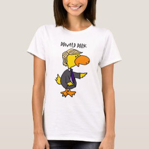 Funny Donald Trump Dork Political Cartoon T-Shirt