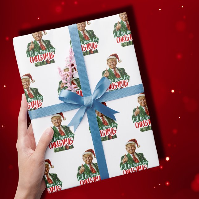 Funny Donald Trump Gift Wrapping Paper (Creator Uploaded)