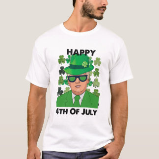 Funny donald trump Happy 4th Of July  T-Shirt