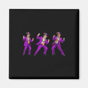 Funny Donald Trump Make Mardi Gras Great Again Magnet