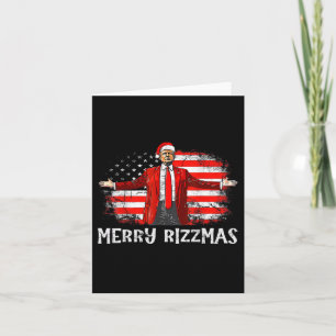 Funny Donald Trump Merry Christmas Xmas Pyjamas Ho Card