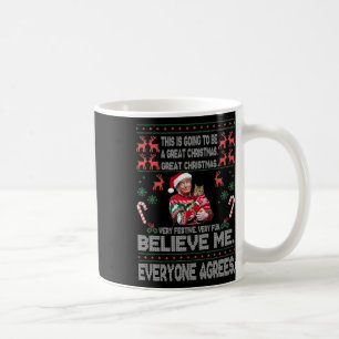 Funny Donald Trump Merry Christmas Xmas Pyjamas Ho Coffee Mug