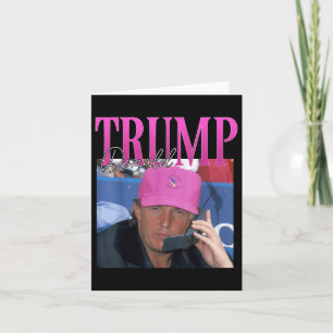 Funny Donald Trump Miss Me Yet Y2k Vintage 90s Card