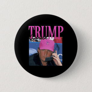Funny Donald Trump Miss Me Yet Y2k Vintage 90s Tru 6 Cm Round Badge