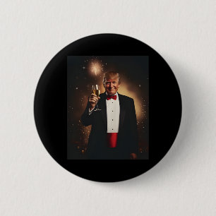 Funny Donald Trump Nye 2025 Party Make New Year Gr 6 Cm Round Badge