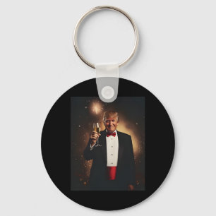 Funny Donald Trump Nye 2025 Party Make New Year Gr Key Ring