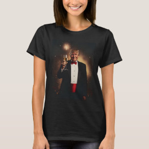 Funny Donald Trump Nye 2025 Party Make New Year Gr T-Shirt