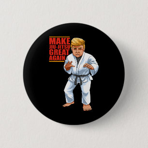 Funny Donald Trump Republican - Jiu-jitsu And Bjj 6 Cm Round Badge