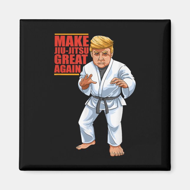 Funny Donald Trump Republican - Jiu-jitsu And Bjj Magnet (Front)