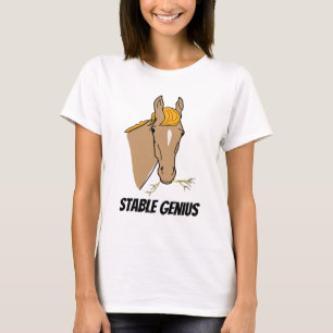 Funny Donald Trump Stable Genius Horse T-Shirt