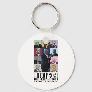 Funny Donald Trump The Revenge Tour Ultra Mega Tou Key Ring