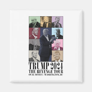 Funny Donald Trump The Revenge Tour Ultra Mega Tou Magnet