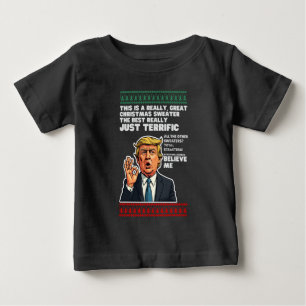 Funny Donald Trump Ugly Christmas Sweater Parody
