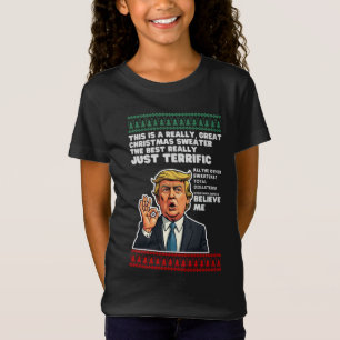 Funny Donald Trump Ugly Christmas Sweater Parody