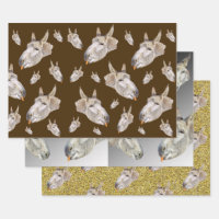 Funny Donkey, Gift Wrapping Sheets,