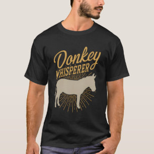 Funny Donkey Whisperer Spirit Animal Design T-Shirt