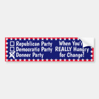 Funny Donner Party Hungry for Change Political