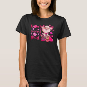 Funny Don't Bacon My Heart Cute Pig Valentine's Da T-Shirt
