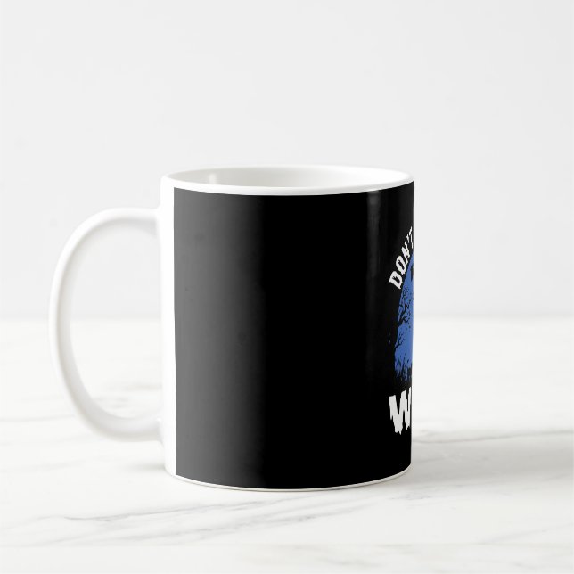 Funny Don't Be a Basic Witch Halloween Design Coffee Mug (Left)