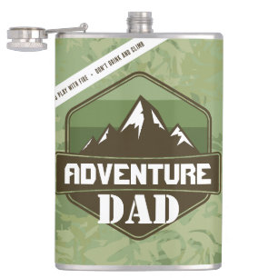Funny Don't Drink & Adventure Personalised Gift Hip Flask