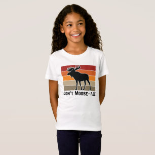 Funny Don't Moose with Me Retro T-Shirt