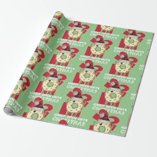 Funny Don't Open Until Christmas Doughnut Wrapping Paper