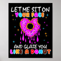 Funny Donut Inappropriate Shirts For Women Adult H