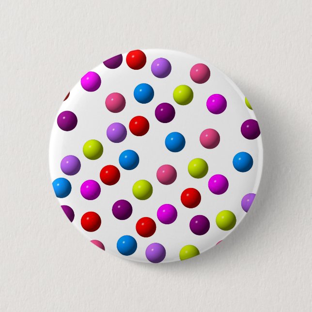 Funny Dots 6 Cm Round Badge (Front)