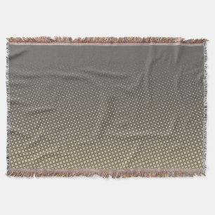 Funny Dots Pattern grey sand + your idea Throw Blanket
