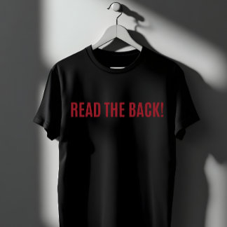 Funny Double-Sided Beer Command T-Shirt