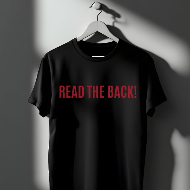 Funny Double-Sided Beer Command T-Shirt (Creator Uploaded)