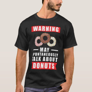 Funny Doughnut Design T-Shirt