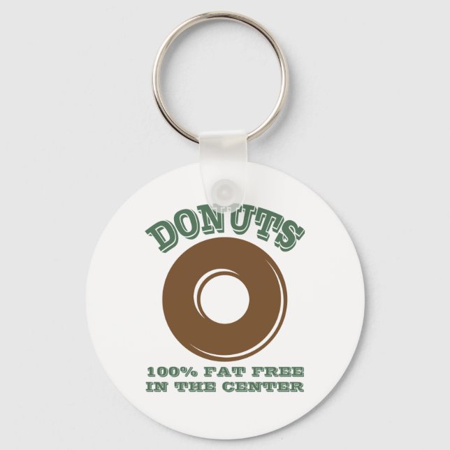 Funny Doughnut Keychain (Front)