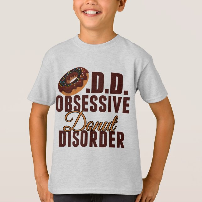 Funny Doughnut Kids T-Shirt (Front)