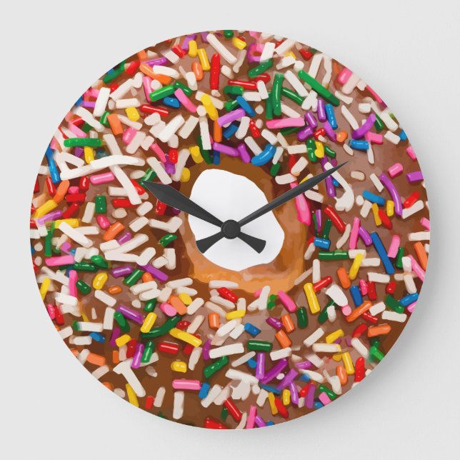 Funny Doughnut Kitchen Wall Clocks (Front)