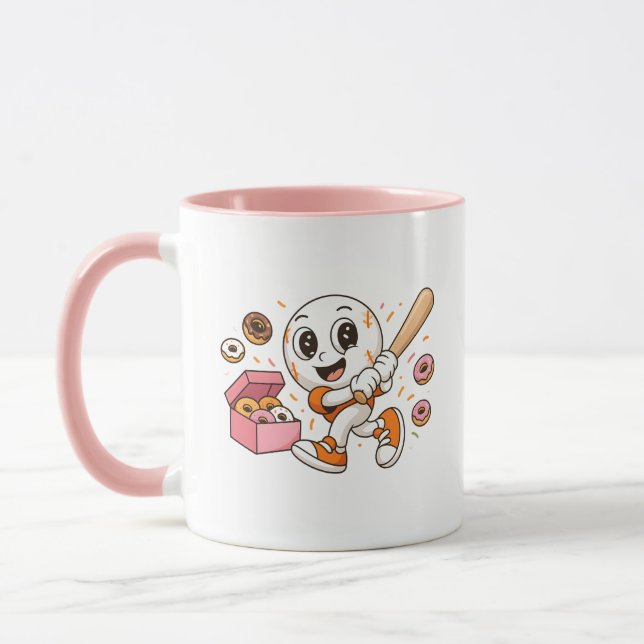 Funny Doughnut  Mug (Left)