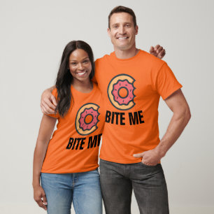 Funny Doughnut T-shirts, BITE ME T-Shirt