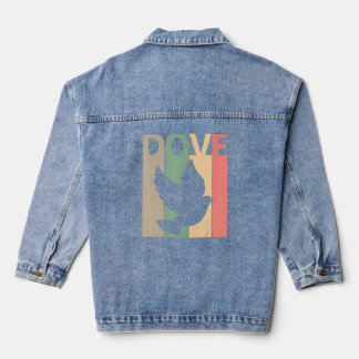 Funny Dove Costume  Denim Jacket