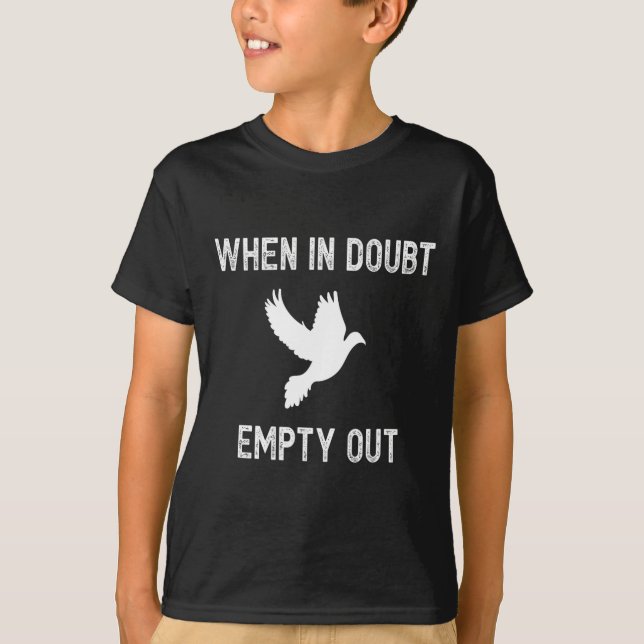 Funny Dove Hunter For Hunters - Bird Gift Tee Idea (Front)